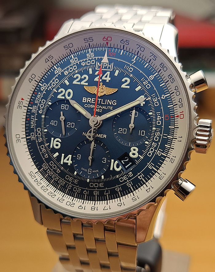 Breitling Cosmonaute 02 Limited Edition Mercury 7 Aurora Carpenter Ref. AB0210